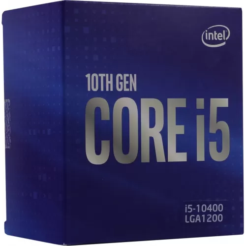 Intel Core i5-10400, Box, 6pc, 0ec, 12t, Up to 4.3 GHz, Intel UHD 630  ▻ Процессор, Для ПК + GPU Intel UHD 630