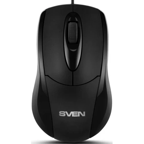 Sven RX-110 USB, Black, Wired mouse