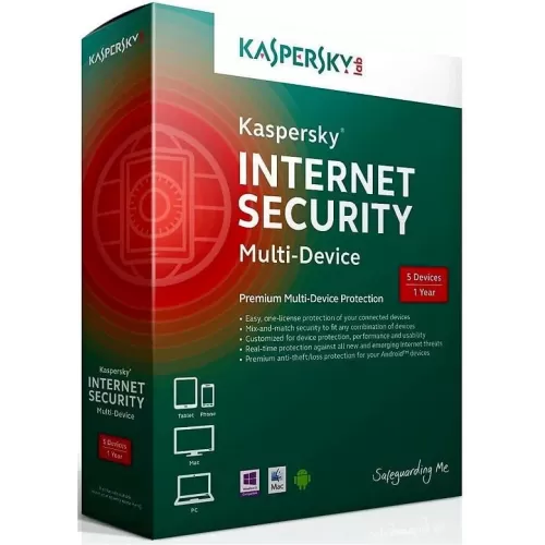 Renewal - Kaspersky Internet Security Multi-Device - 5 devices, 12 months, Card