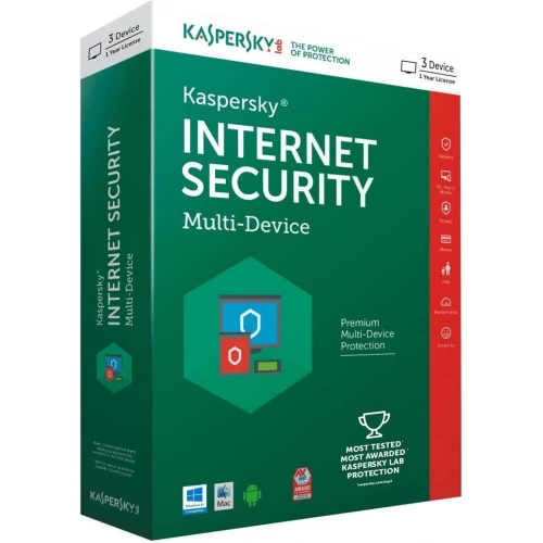 Renewal - Kaspersky Internet Security Multi-Device - 10 devices, 12 months, Card
