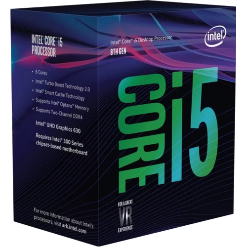 Intel Core i5-8600, Box, 6pc, 0ec, 6t, Up to 4.3 GHz, Intel UHD 630