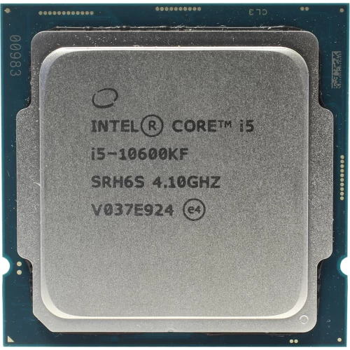 Intel Core i5-10600KF, Tray, 6pc, 0ec, 12t, Up to 4.8 GHz, No GPU