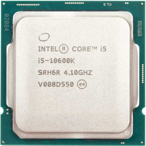 Intel Core i5-10600K, Tray, 6pc, 0ec, 12t, Up to 4.8 GHz, Intel UHD 630