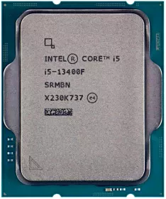 Intel Core i5-13400F, Tray, 6pc, 4ec, 16t, Up to 4.6 GHz, No GPU