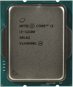 Intel Core i3-12100, Tray, 4pc, 0ec, 8t, Up to 4.3 GHz, Intel UHD 730