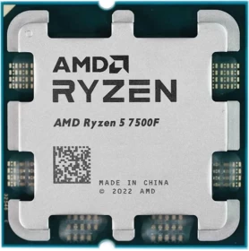 AMD Ryzen 5 7500F, Tray, 6pc, 0ec, 12t, Up to 5 GHz, No GPU