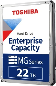Toshiba MG10AFA22TE, Cloud-Scale Capacity MG10 Series, HDD 3.5", 512 MB Cache, 7200 RPM, SATA III (6 Gbps), 22 TB