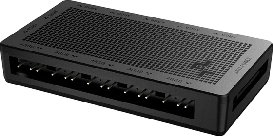 DeepCool SC700, Black (R-SC700-BKNSNN-G), 12-port ARGB hub (Magnetic)