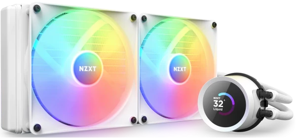 NZXT Kraken 280 RGB, White (RL-KR280-W1), A-RGB, 300 W