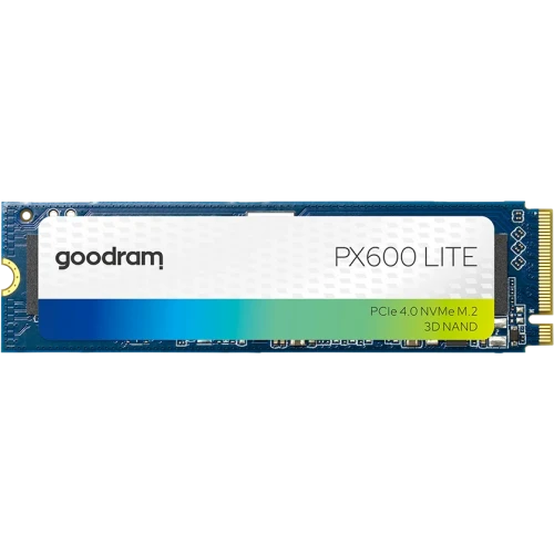 GoodRam PX600 Lite (SSDPR-PX600L-01T-80), SSD M.2 Type 2280 (M), PCIe 4.0 x4, NVMe 1.4, 180 TB (TBW), Read/Write - 3600/2700 MBps, 1 TB