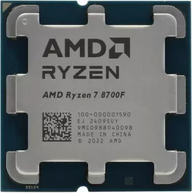 AMD Ryzen 7 8700F, Tray, 8pc, 0ec, 16t, Up to 5 GHz, No GPU