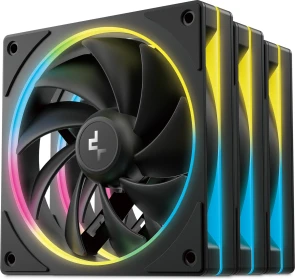 Deepcool FL12 SE 3-IN-1, Black (R-FL12SE-BKAPN3-G), 3x120 mm, 1900 RPM, 50.74 CFM, 4 pin PWM, A-RGB