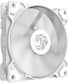 GameMax GMX-WFWT-PWM, White, 120 mm, 1600 RPM, 41 CFM, 4 pin PWM